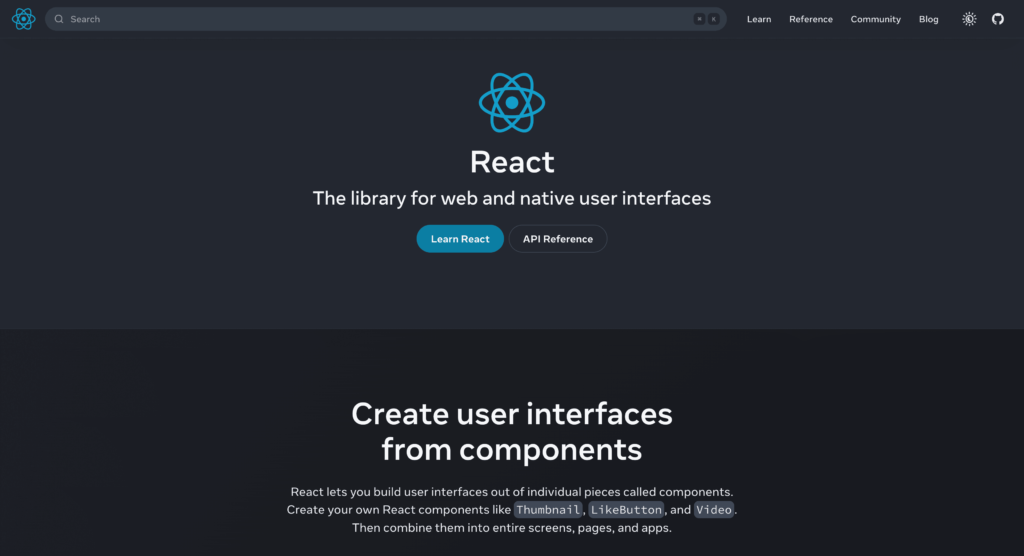 React.js - A library for the web